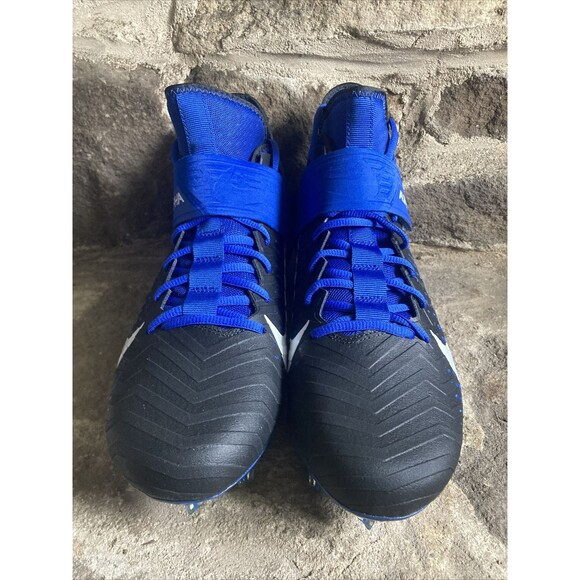Nike Alpha Menace Pro 2 Mid Football Cleats Mens Size 10 Royal Blue BV3945-400 - Picture 2 of 7
